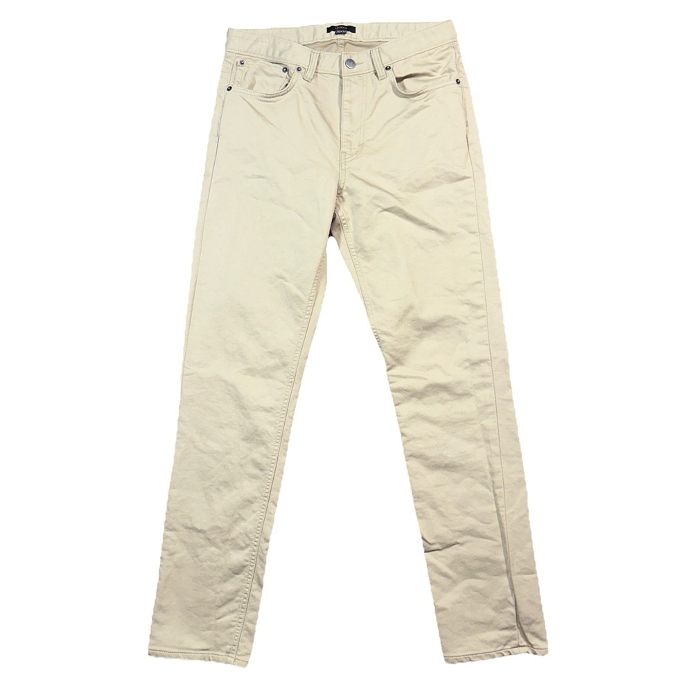Quince Comfort Stretch Traveler 5-Pocket Pants Men's Fits 30/31 Khaki Beige